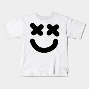 Cool Smiley Face Kids T-Shirt